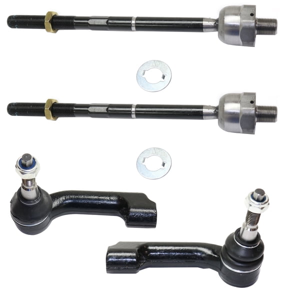 Garage-Pro Front Left & Right Inner and Outer Tie Rod End Compatible With Ford F-150 2009 2010 2011 2012 2013 2014 2015 2016 2017 Expedition 07-16 Replaces # 9L3Z3280A, 7L1Z3A130R, 7L1Z3A130L