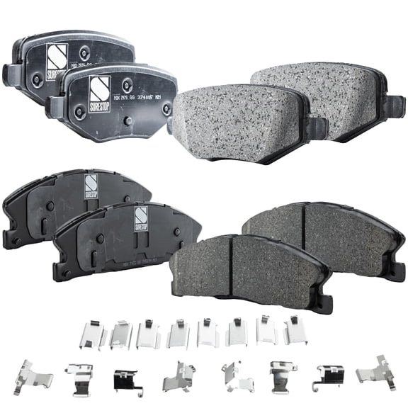 Garage-Pro Front and Rear Ceramic Disc Brake Pads Set Replacement for Ford Explorer 2013-2015 Replaces# 8A8Z2200A,AA8Z2200A,AG1Z2200A,BT4Z2200A,CT4Z2200A