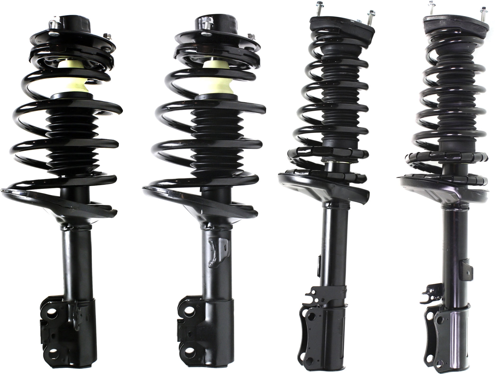 Garage-Pro Front and Rear Set of 4 Complete Shocks Strut & Coil Spring Assembly Compatible with Toyota Camry 1997-2001 Driver & Passenger Side, Without Adaptive Variable Suspension,