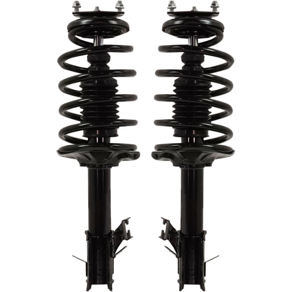 Garage-Pro Front Set of 2 Complete Shocks Strut & Coil Spring Assembly Replacement for Nissan Sentra 2002-2006 Driver & Passenger Side Excludes Usage With Strut Tower Brace,