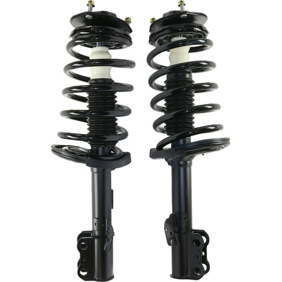 Garage-Pro Front Set of 2 Loaded Strut Compatible with Toyota Sienna 2005-2010 Driver & Passenger Side All Wheel Drive or Front Wheel Drive, With 7 Passenger, Production Date From September 2005