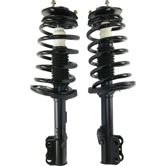 Garage-Pro Front Set of 2 Loaded Strut Compatible with Toyota Sienna 2005-2010 Driver & Passenger Side All Wheel Drive or Front Wheel Drive, With 7 Passenger, Production Date From September 2005