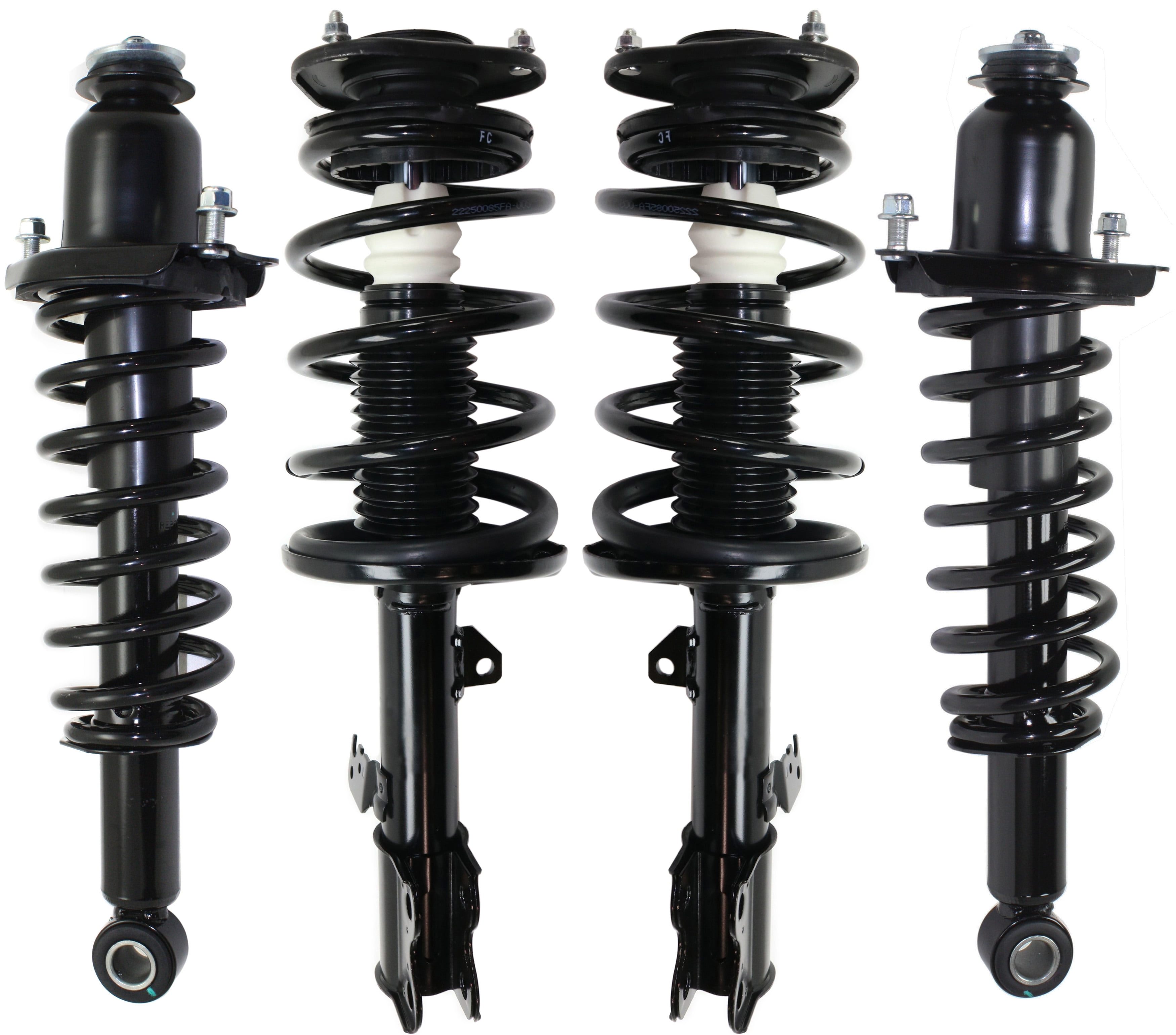 Garage-Pro Front and Rear Set of 4 Complete Shocks Strut & Coil Spring Assembly Compatible with Toyota Corolla 2003-2008 Driver & Passenger Side