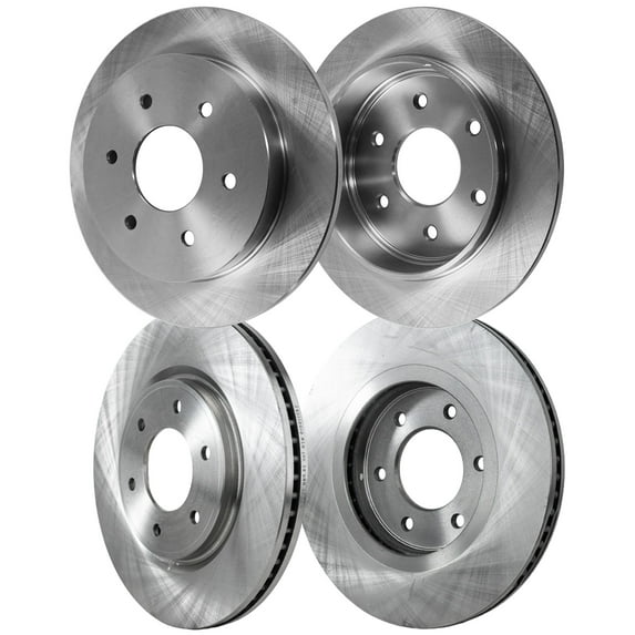 Garage-Pro Front and Rear Vented Disc Brake Rotor Replacement for Nissan Armada 2017-2019 From 7/17 Replaces# 40206ZR00A,402069FF0B,432067S000