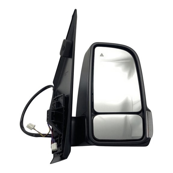 Garage-Pro Mirror Compatible: Mercedes Benz Sprinter 1500 2019-2022, Sprinter 2500, Sprinter 3500 Passenger Side With Heated, Power Folding, Blind Spot Detection in Glass, In-glass Signal Light