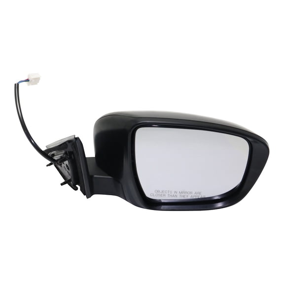 Garage-Pro Mirror Compatible: Nissan Rogue 2016 Japan Built Vehicle, For Models Without Side View Camera Passenger Side With Manual Folding, In-housing Signal Light