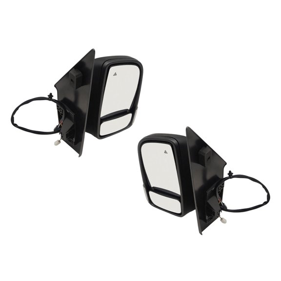 Garage-Pro Mirror SET Compatible: Mercedes Benz Sprinter 1500 2019-2022, Sprinter 2500, Sprinter 3500 Driver and Passenger Side With Heated, Power Folding, Blind Spot Detection in Glass