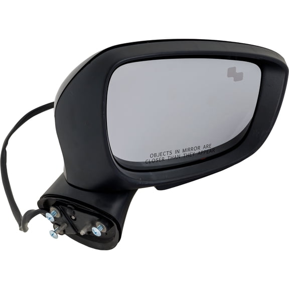 Garage-Pro Passenger Side Mirror Compatible with 2015-2016 Mazda CX-5 Paintable, Heated, Power Adjust, Manual Folding, In-housing Signal Light, With Blind Spot Detection in Glass