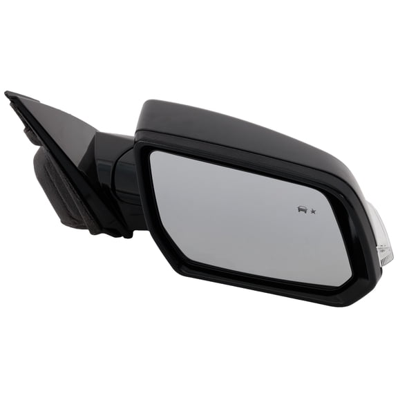 Garage-Pro Passenger Side Mirror Compatible with 2018-2019 Chevrolet Traverse Paintable, Heated, Power Adjust, Manual Folding, In-housing Signal Light, With Blind Spot Detection in Glass