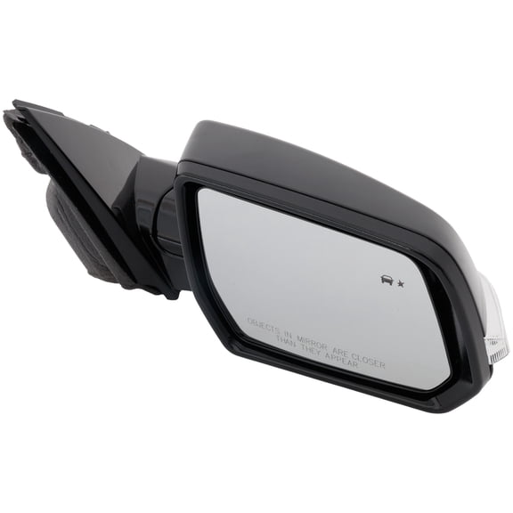 Garage-Pro Passenger Side Mirror Compatible with 2018-2019 Chevrolet Traverse Paintable, Heated, Power Adjust, Manual Folding, In-housing Signal Light, With Blind Spot Light in Glass