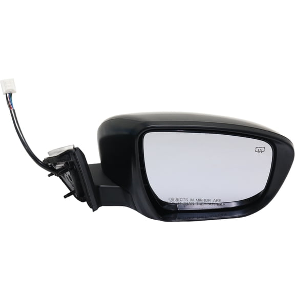 Garage-Pro Passenger Side Mirror Compatible with Nissan Rogue 2017-2020 Paintable, Heated, Power Adjust, Manual Folding, In-housing Signal Light