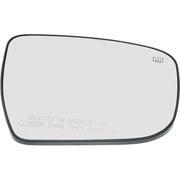 Garage-Pro Passenger Side Mirror Glass Compatible with Nissan Murano 2015-2024, Nissan Pathfinder 2017-2020, Nissan Rogue 2014-2020 Heated, Convex, With Backing Plate