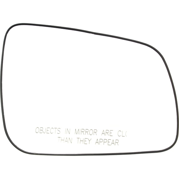 Garage-Pro Passenger Side Mirror Glass Compatible with Mitsubishi Lancer 2008-2014 Convex, With Backing Plate