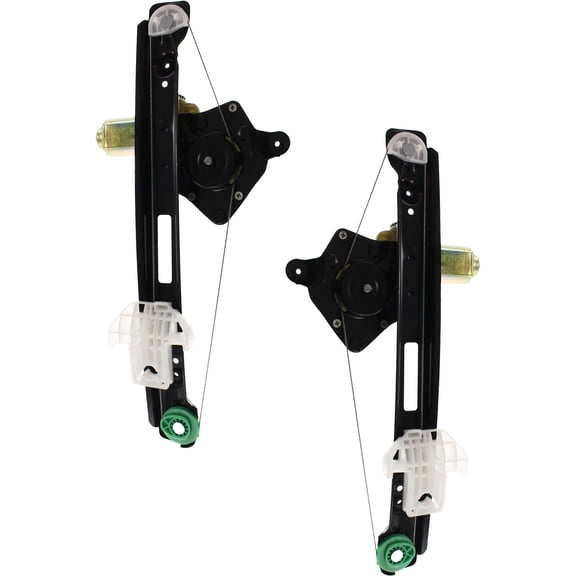 Garage-Pro Power Window Regulator With Motor Compatible with Dodge Dakota 2000-2004 Crew Cab Pickup Durango 2001-2003 Rear, Passenger Side Replaces# 55256494AF