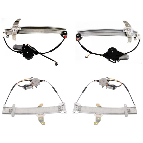 Garage-Pro Power Window Regulator w/o Motor Replacement For Chevrolet Uplander 2005-2009 Venture 1997-2005 Pontiac Montana 1999-2009 Olds Silhouette 1997-04 Front Left Right Replace 16629470, 16629471