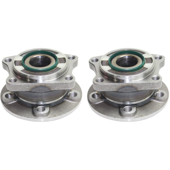 Garage-Pro Rear 2-Wheel Set Wheel Hub Assembly Compatible with Volvo S60 2002-2009 XC70 2003-2007 V70 2001-2007 S80 2004-2006 Driver & Passenger Side All Wheel Drive 5 Lugs Replaces# 31201010