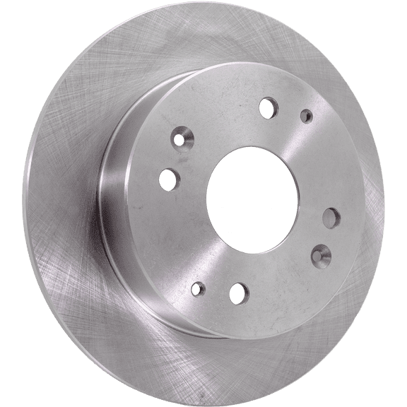 Garage-Pro Rear, Driver or Passenger Side Brake Disc For Acura CL 1997, Honda Accord 1991-1997 Natural Finish, Cast Iron, 260 mm, Solid, Plain Surface, 4 Lugs, 1.91 in. Height, 0.39 in. no