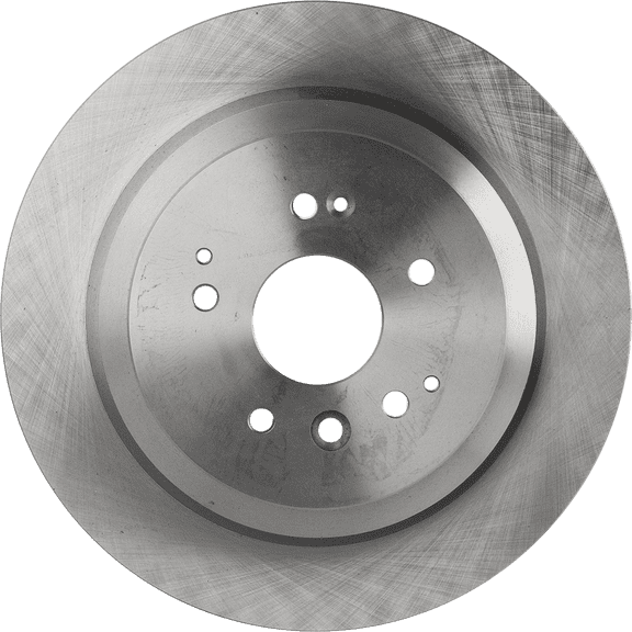 Garage-Pro Rear, Driver or Passenger Side Brake Disc Compatible with Acura MDX 2014-2016 Natural Finish, 330 mm, Solid, Plain Surface, 5 Lugs