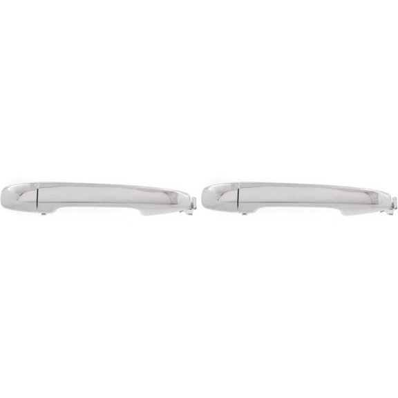 Garage-Pro Rear Exterior Door Handle Compatible with 2012-2017 Toyota Camry and 2011-2017 Toyota Sienna All Chrome, Set of 2, Driver and Passenger Side