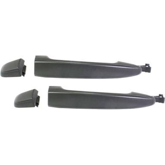 Garage-Pro Rear Exterior Door Handle Set of 2 Compatible with 2004-2010 Toyota Sienna Primed Side Sliding Door Driver and Passenger Side