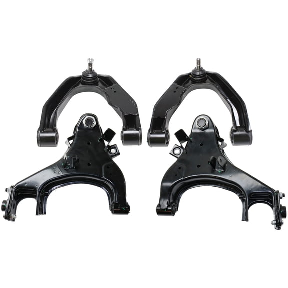Garage-Pro Set of 4 Front, Upper & Lower Control Arm w/Ball Joint(s) & Bushing(s) Compatible w/Nissan Frontier 1998-2004 4WD 545248B550, 545248B525, 545258B550, 545009Z510, 545008B525, 545019Z5