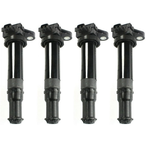 Garage-Pro Set of 4 Ignition Coil Compatible With Hyundai Accent Kia Rio 2006 2007 2008 2009 2010 2011 1.6L