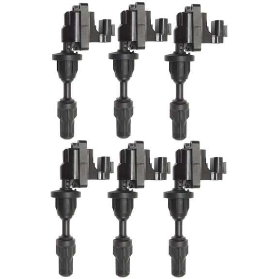 Garage-Pro Set of 6 Ignition Coil Compatible With Nissan 300ZX 1990 1991 1992 1993 1994 1995 1996 Infiniti J30 93-97 3.0L 0