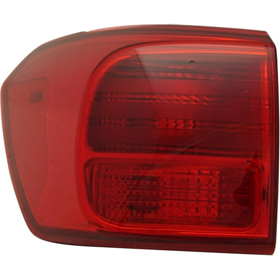 Garage-Pro Tail Light Assembly Compatible with 2016-2018 Kia Sedona Outer, Halogen/Bulb Type, Driver Side