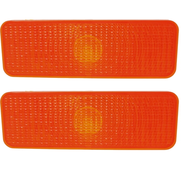 Garage-Pro Turn Signal Lens Set of 2 Compatible with 1980-1986 Ford F-150, Ford F-250, Ford F-350, Ford Bronco, Fits 1980-1983 Ford F-100 Driver and Passenger Side