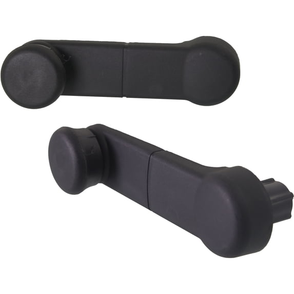 Garage-Pro Window Crank Set of 2 Compatible With 1993-2011 Ford Ranger and 1994-1997 F-350 Textured Black Driver and Passenger Side