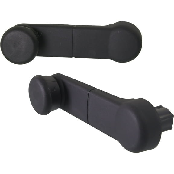 Garage-Pro Window Crank Set of 2 Compatible With 1993-2011 Ford Ranger and 1994-1997 F-350 Textured Black Driver and Passenger Side