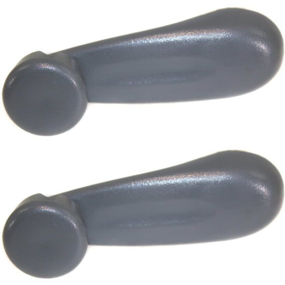 Garage-Pro Window Crank Set of 2 Compatible with Toyota Echo 2000-2005 Front Window Handle Right Side and Left Side Assembly Gray