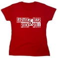 thumbnail image 1 of Garage Rock & Beer Roll Sarcastic Humor Novelty Funny Women's Casual Tees, 1 of 3