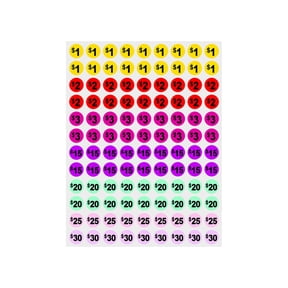 108 Sticker Garage Sale Stickers and Price Tags for Pricing