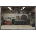 thumbnail image 1 of Garage Screen Door 8x7 Ft - Heavy Duty Magnetic Closure, Retractable Roll Up Screen for 1 Car Garage, Easy Install, Keep Bugs Out & Fresh Air In, 1 of 15