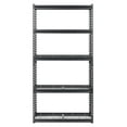 thumbnail image 1 of Garage Shelves 5 Tier, 2000 lbs Heavy Duty Metal Shelving Unit - 36x16x72 Inch Adjustable Industrial Storage Rack for Kitchen, Warehouse, Basement - Black, 1 of 5
