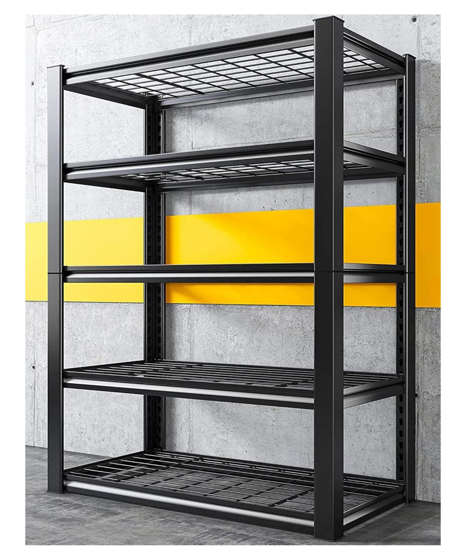 Garage Shelving,2500LBS Storage Shelves Heavy Duty Shelving Adjustable