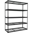 thumbnail image 1 of Garage Shelving, 5-Tier Heavy Duty Garage Shelving, 60" L x 24" W x 78" H Storage Shelves Adjustable Height, Metal Shelves for Garage Kitchen Pantry Basement Laundry, Easy Assemble, 1 of 7