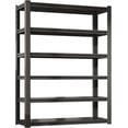 thumbnail image 1 of Garage Shelving, Garage Storage Shelves, 3500 LBS Heavy Duty Adjustable Metal Garage Shelves, Easy Assembly, Shelves for Garage Storage, Warehouse, Basement, Black, 1 of 6