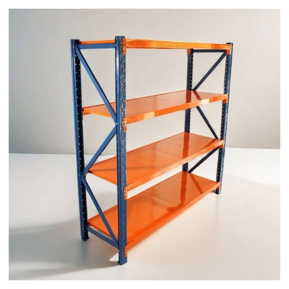 Garage Shelving Heavy Duty 4400 lbs - 4 Tier Metal Shelves, Adjustable Storage Rack for Tools, Gym, Warehouse Organization