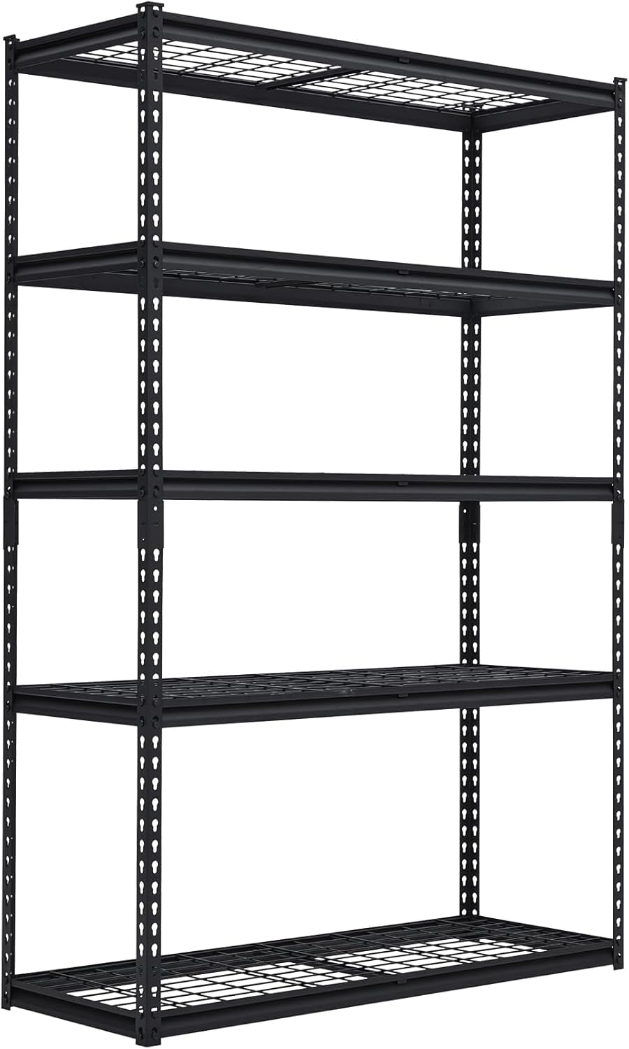 Garage Shelving, Heavy Duty Garage Shelving 48" L x 18" W x 72" H, 2500lbs Load Bearing Storage Shelves Adjustable, Durable Metal Storage Shelves, Easy Assemble for Garage, Basement