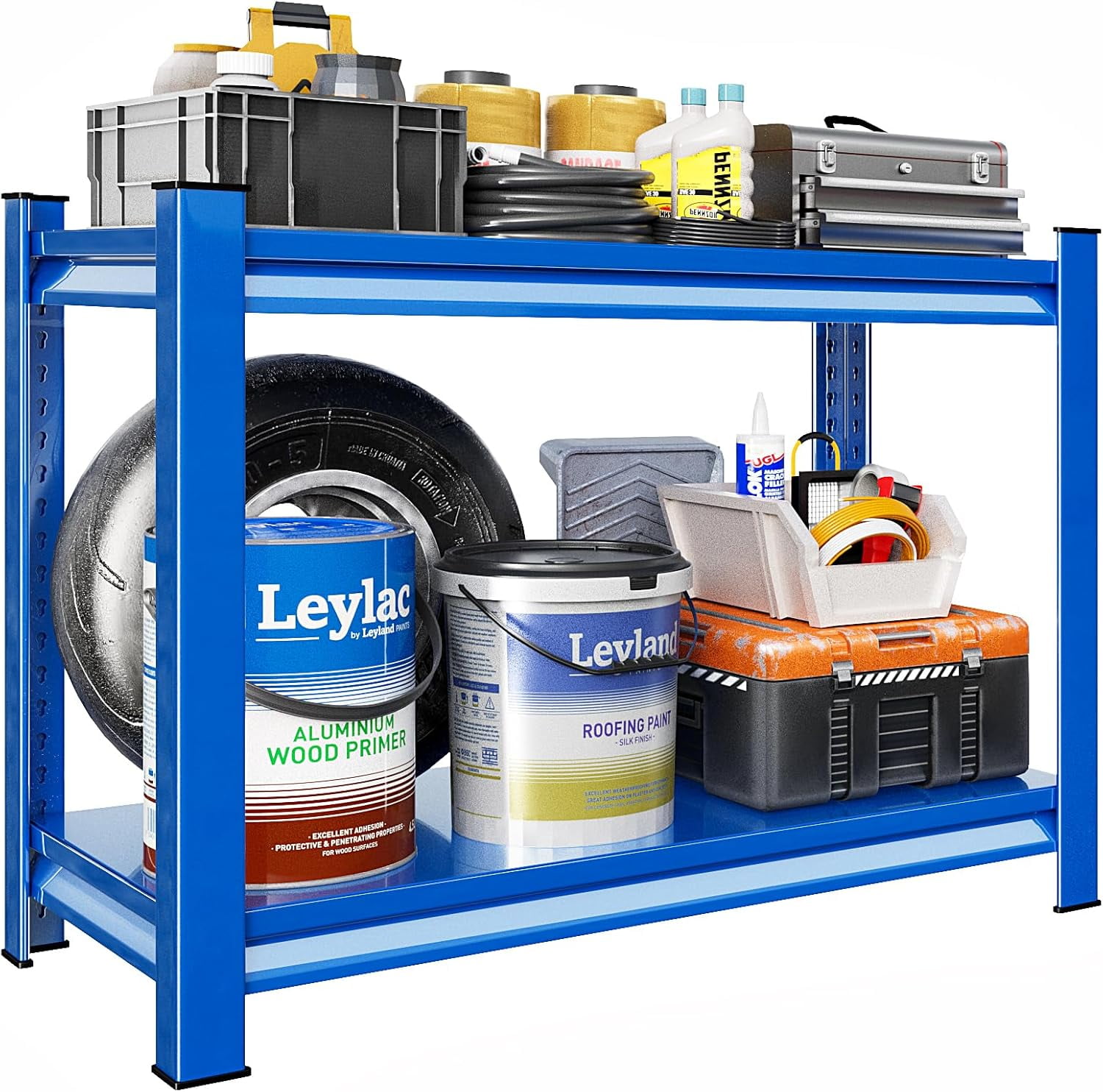 Garage Shelving Heavy Duty,Large Loads Adjustable Garage Storage ...