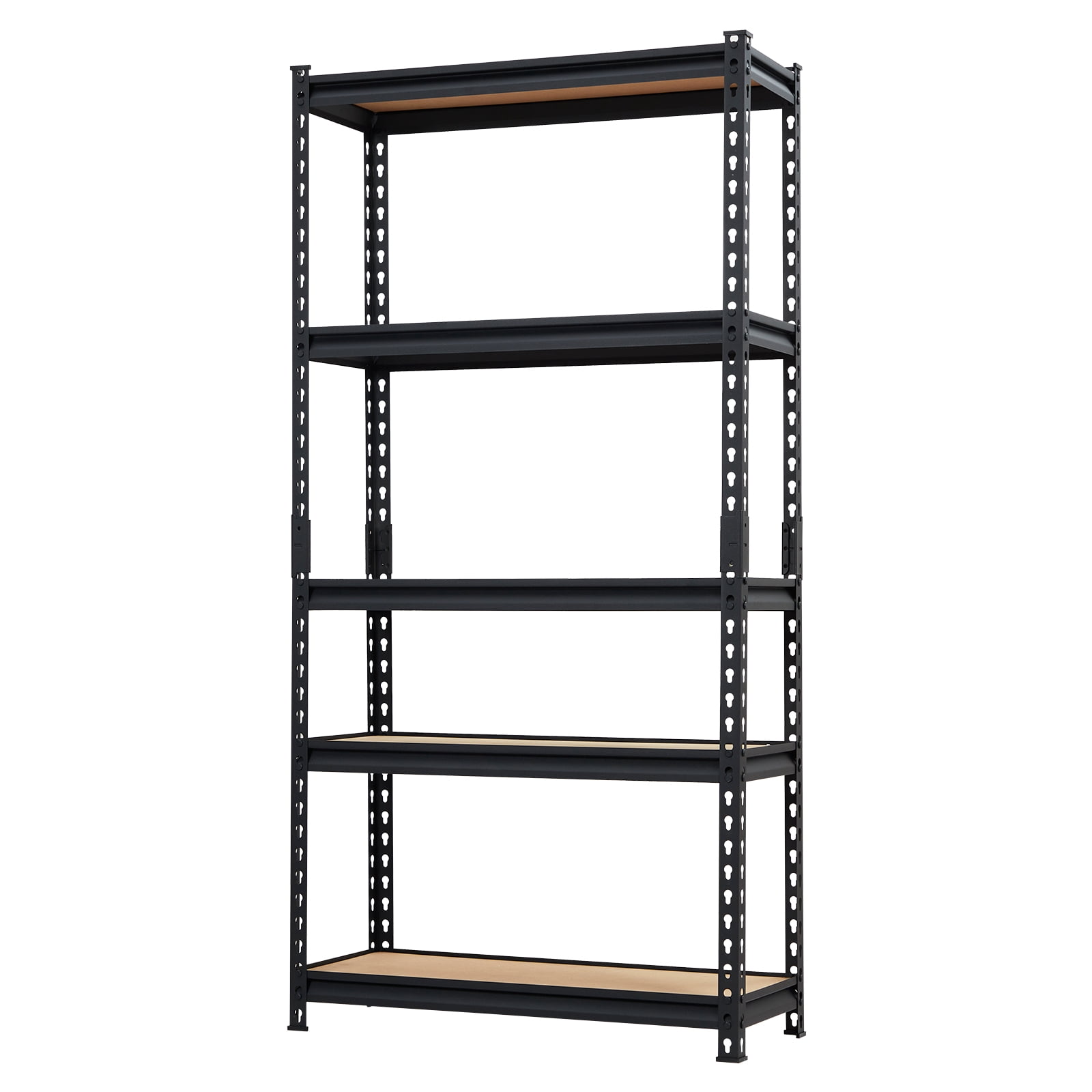 Garage Shelving Heavy Duty Storage Shelves 2000Lbs Capacity, 5 Tier Adjustable Metal Shelving Unit 30" W x 12" D x 60" H, Industrial Utility Rack for Kitchen Pantry