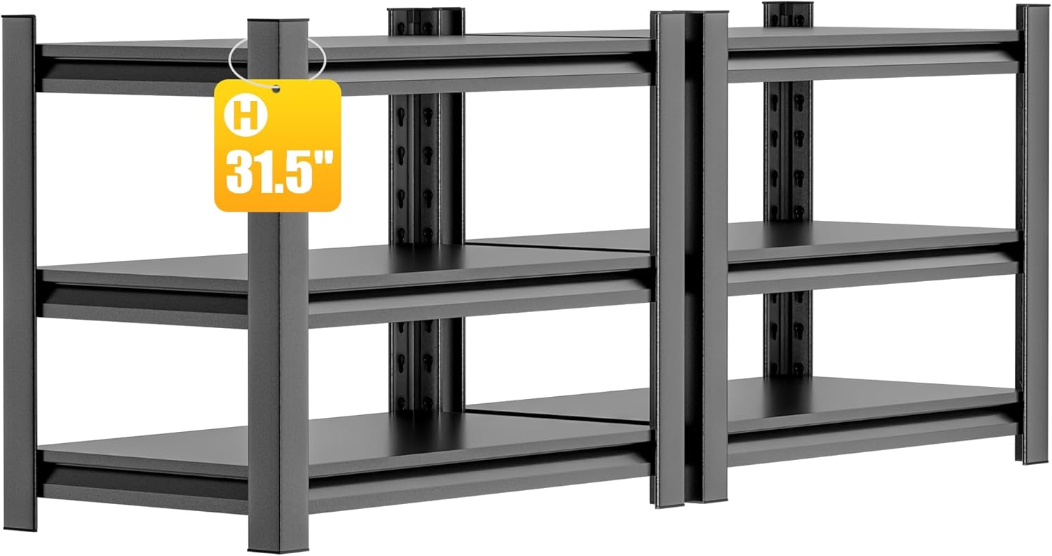 Garage Shelving,Thickened 72"Garage Storage Shelves Heavy Duty Shelving