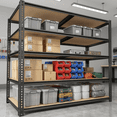 thumbnail image 1 of Garage Shelving Unit, Heavy Duty Metal Storage Shelves 2400 lbs, 5 Tier Adjustable Shelving Rack, Industrial Garage Storage Shelf for Basement Kitchen Office (20"D x 40"W x 72"H), 1 of 7