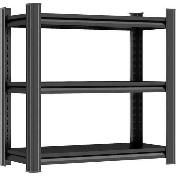 Garage Shelving Unit and Storage-Easy Assembly Metal Shelves 5-Tier Rack|Heavy-Duty Adjustable Shelf|Steel Shelves for ,Warehouse,Basement (15.7" D x 15.7" W x 32" H)