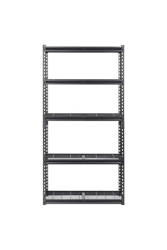 Garage Shelving Units 5 Tier - Heavy Duty Steel Shelves 2000 lbs Capacity - Adjustable Storage Shelves for Garage, Basement, Kitchen, Workshop