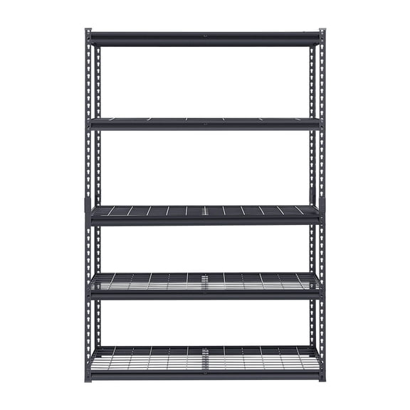 Garage Shelving Units 5 Tier - Heavy Duty Steel Shelves 3000 lbs Capacity - Adjustable Storage Racks for Garage, Basement, Kitchen, Workshop
