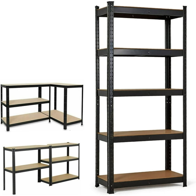 Garage Shelving Units, 5 Tier Metal Shelves for Storage, Storage