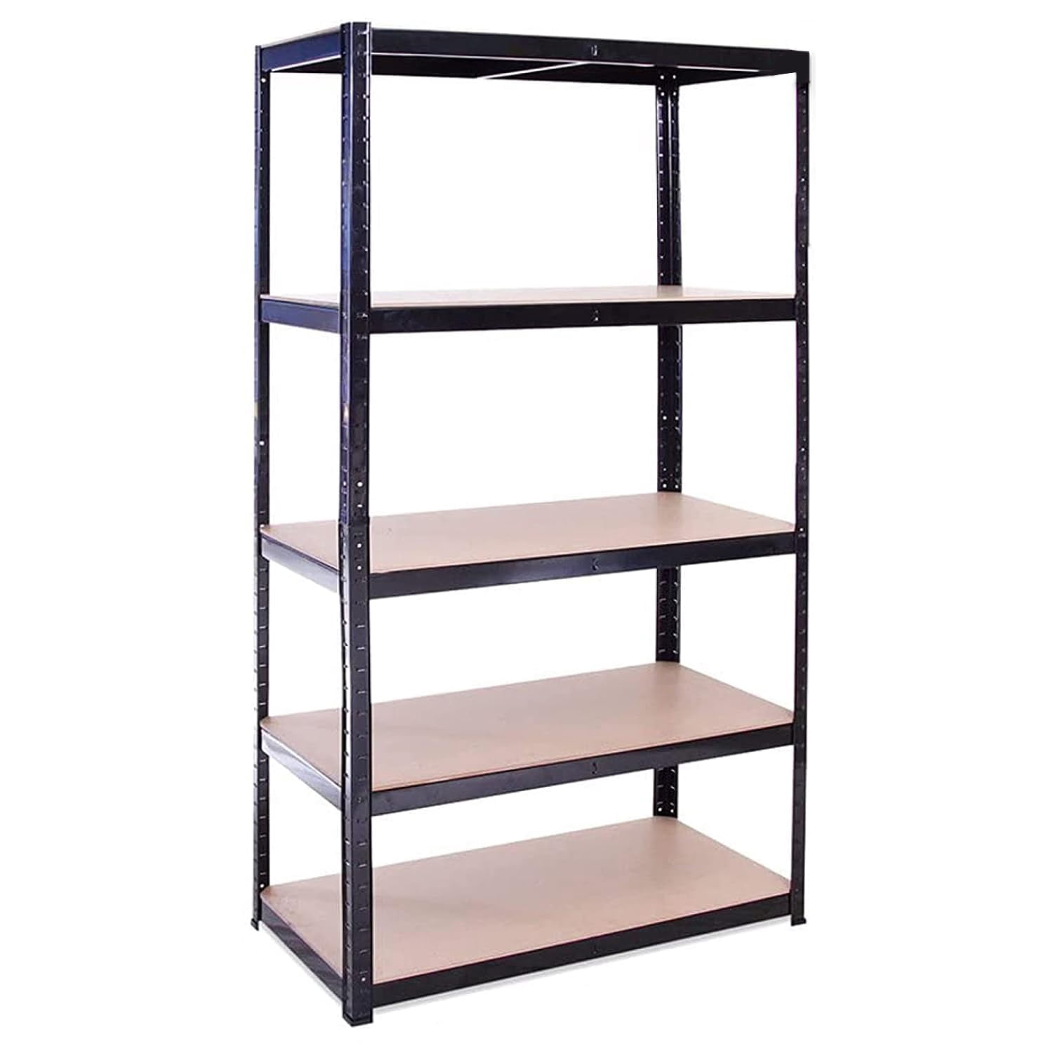 Large Storage Racking Shelf Sturdy Large Metal Shelf Rack - 5 Tier Heavy Duty Garage Shelving Units ...